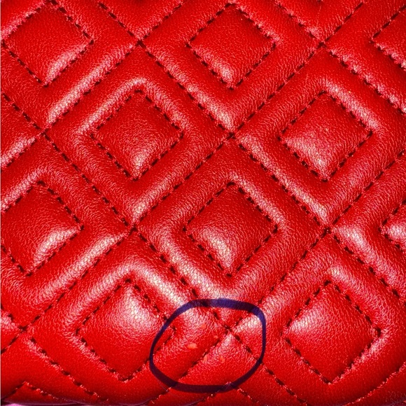 Tory Burch Fleming Soft Zip Continental
Wallet in Red - Picture 5 of 5